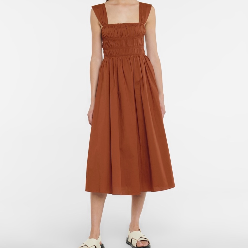 staud poplin dress